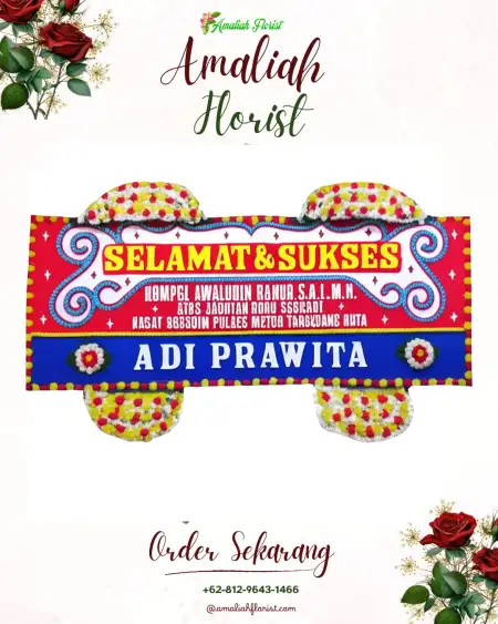 Papan Bunga Ucapan Selamat Pasawahankidul